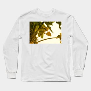 cli yellow butterfly Long Sleeve T-Shirt